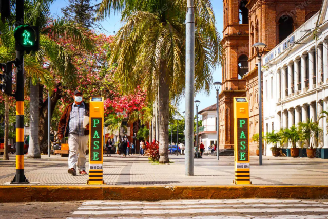 Gebosun solar smart street light for South America
